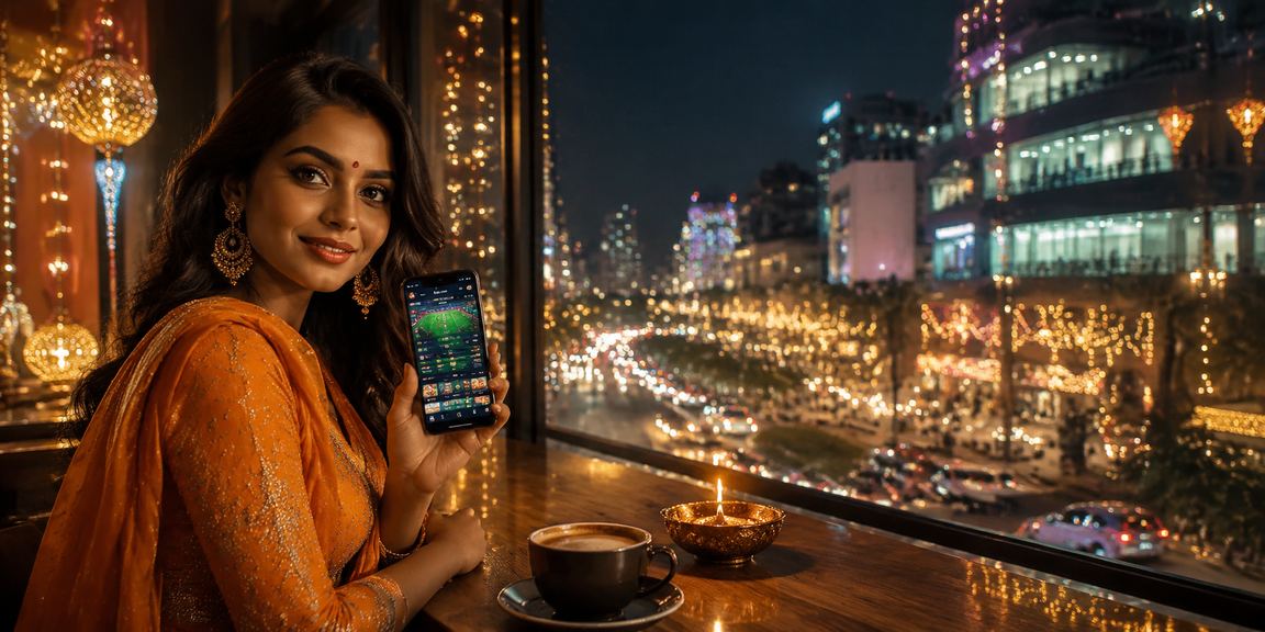 Bangalore MG Road diwali festival sports betting screen